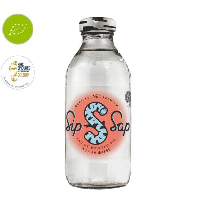 SIP SAP - AGUA DE RUBARBO DE ABEDUL ORGÁNICO 33cl