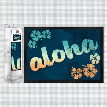 Aloha - paillasson au look hawaïen 1
