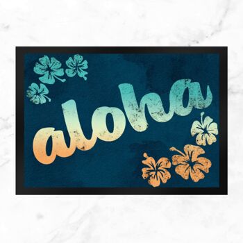 Aloha - paillasson au look hawaïen 2