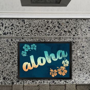 Aloha - paillasson au look hawaïen 3