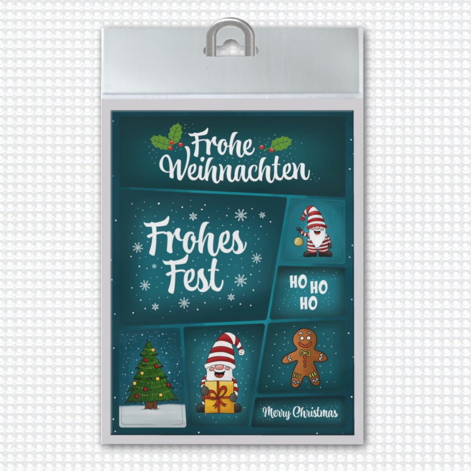 Magneti frigo comici di buon Natale