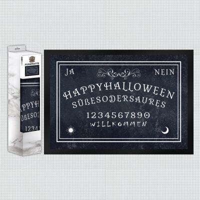 Felpudo con diseño de tablero Ouija - Happy Halloween Trick or Treating