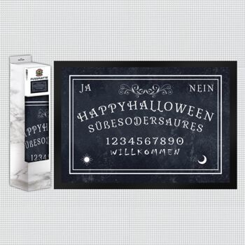 Paillasson en forme de planche Ouija - Happy Halloween Trick or Treating 1