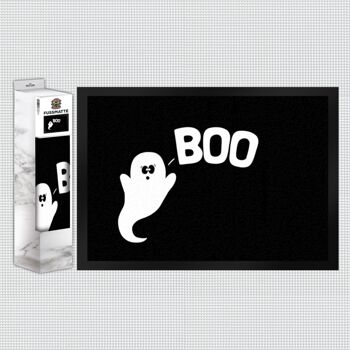 Paillasson fantôme avec dicton : Boo 1