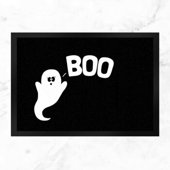 Paillasson fantôme avec dicton : Boo 2