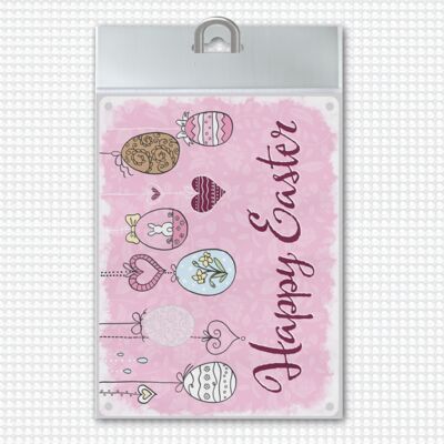 Happy Easter Easter Easter Eggs themed metal sign