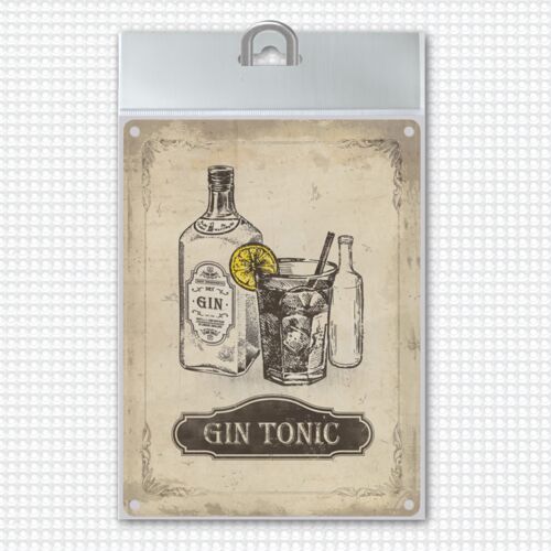 Das Gin Tonic Blechschild