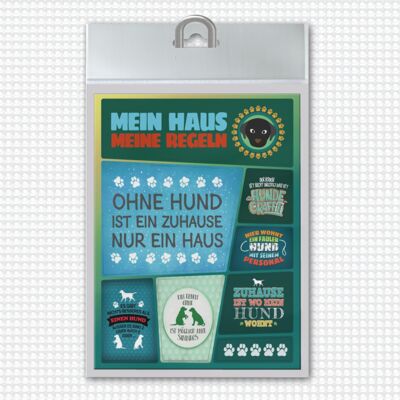 Hunde Kühlschrankmagnete im 8er Set