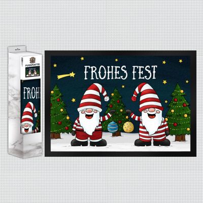 Merry Christmas Gnome Christmas Doormat
