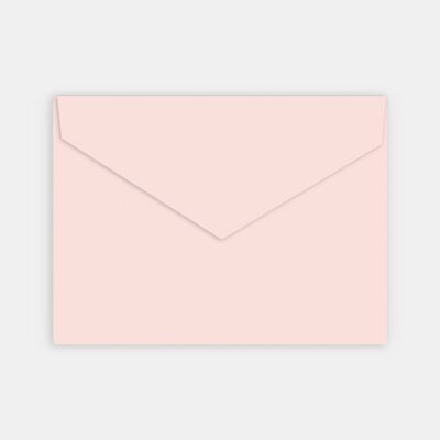Powder pink envelope