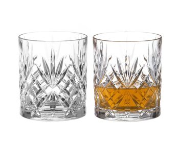 Verres à whisky en cristal sans plomb Chatsworth - Lot de 2