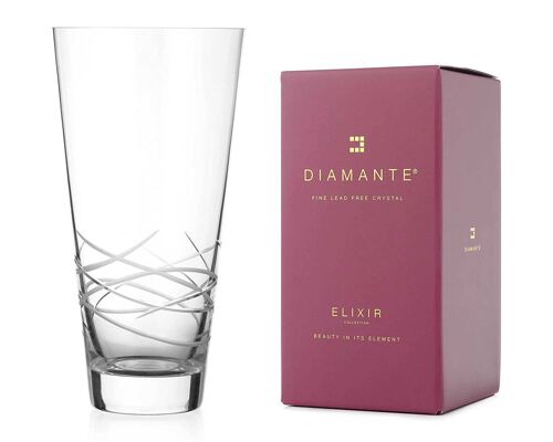 Diamante Frosts Conical Vase - 25cm