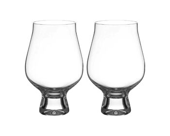 Verres à Gin Diamante - Verre à Gin et Tonic Cristal 'auris' - Lot de 2