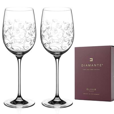 DIAMANTE Port and Wine Tasting Glasses 'auris' Collection