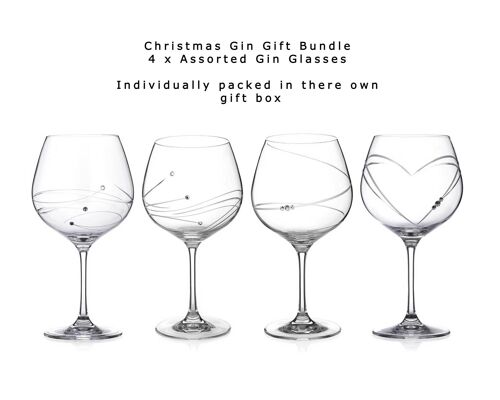 Swarovski Gin Gift Bundle - 4 Glasses