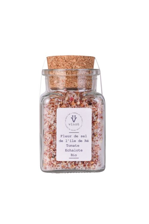 Fleur de sel tomate échalote bio 95g