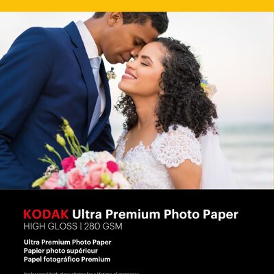 Kodak 9891175 - 20 Sheets of Photo Paper 280g/m², Glossy, 13x18 Cm, Inkjet