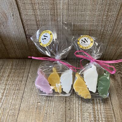 Bag of 3 mini soaps