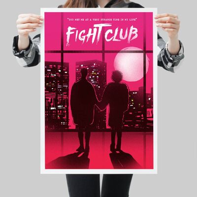 Cartel del club de lucha de Tyler y Marla