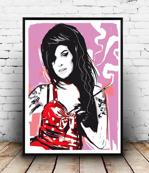 Cartel de Amy Winehouse