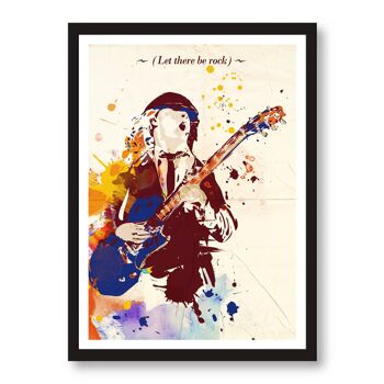 Affiche d'art pop d'Angus Young 2