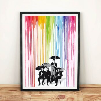 Cartel de l'Arc Iris des Beatles 2
