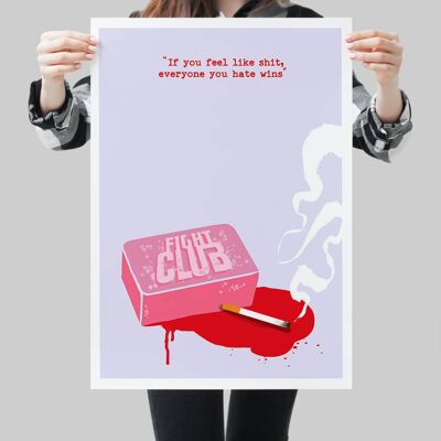 Cartel de la película El club de la lucha del jabón