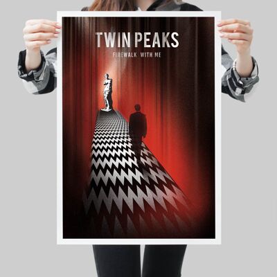 Firewalk conmigo cartel de Twin Peaks