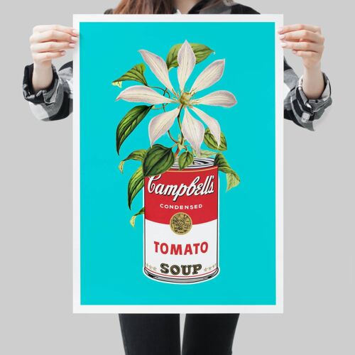 Cartel floral de Campbell