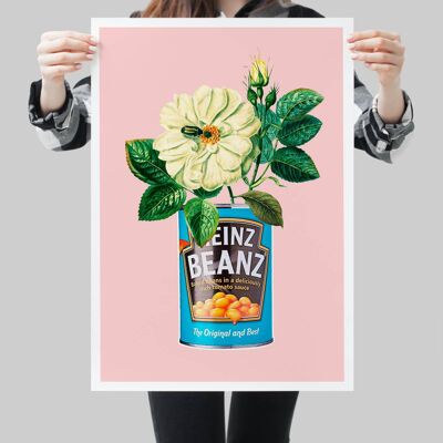 Cartel floral de Heinz