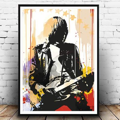 Cartel d'art pop de Johnny Ramone