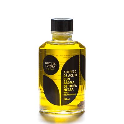 Olio d'oliva aromatizzato al tartufo nero 250ml