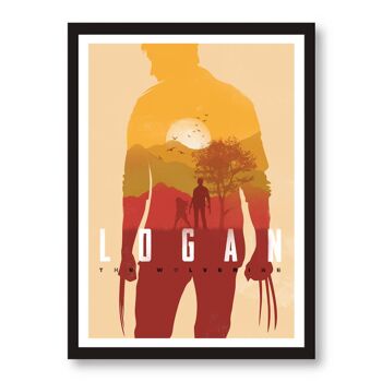 cartel de la pelicula logan 1