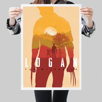 cartel de la pelicula logan 3