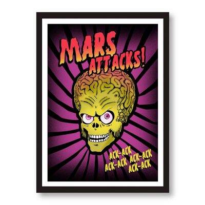 Cartello del film Mars Attacks