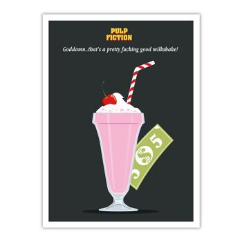 Affiche Pulp Fiction Mia Batido 2