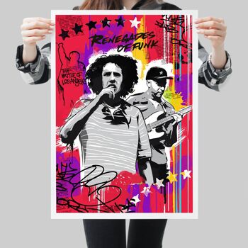 Cartel de Rage Against the Machine 3