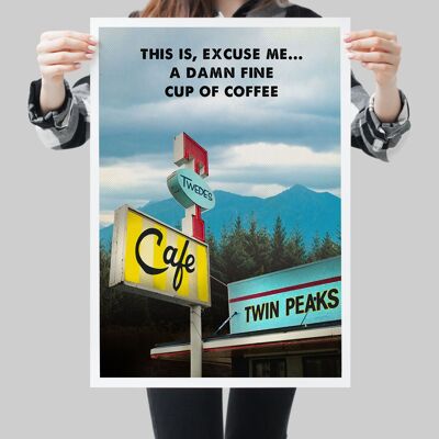 Il Café Twin Peaks di Póster de Twede