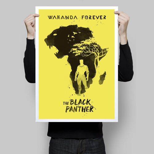 Cartel de Wakanda para siempre