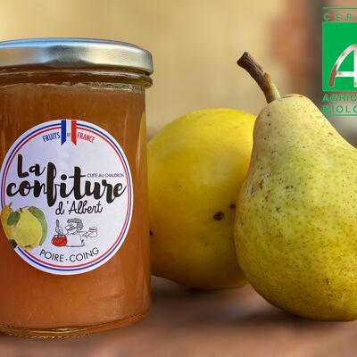 Organic quince pear jam