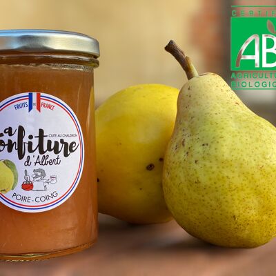Organic quince pear jam