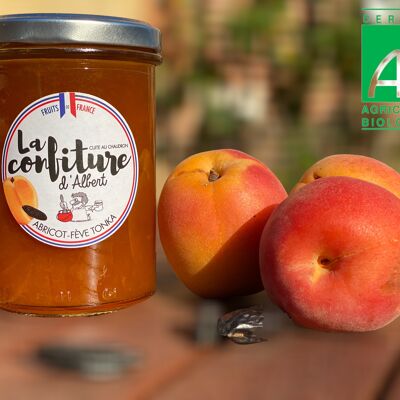 Confiture bio d'abricot fève tonka