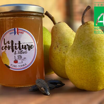 Confiture de poire fève tonka