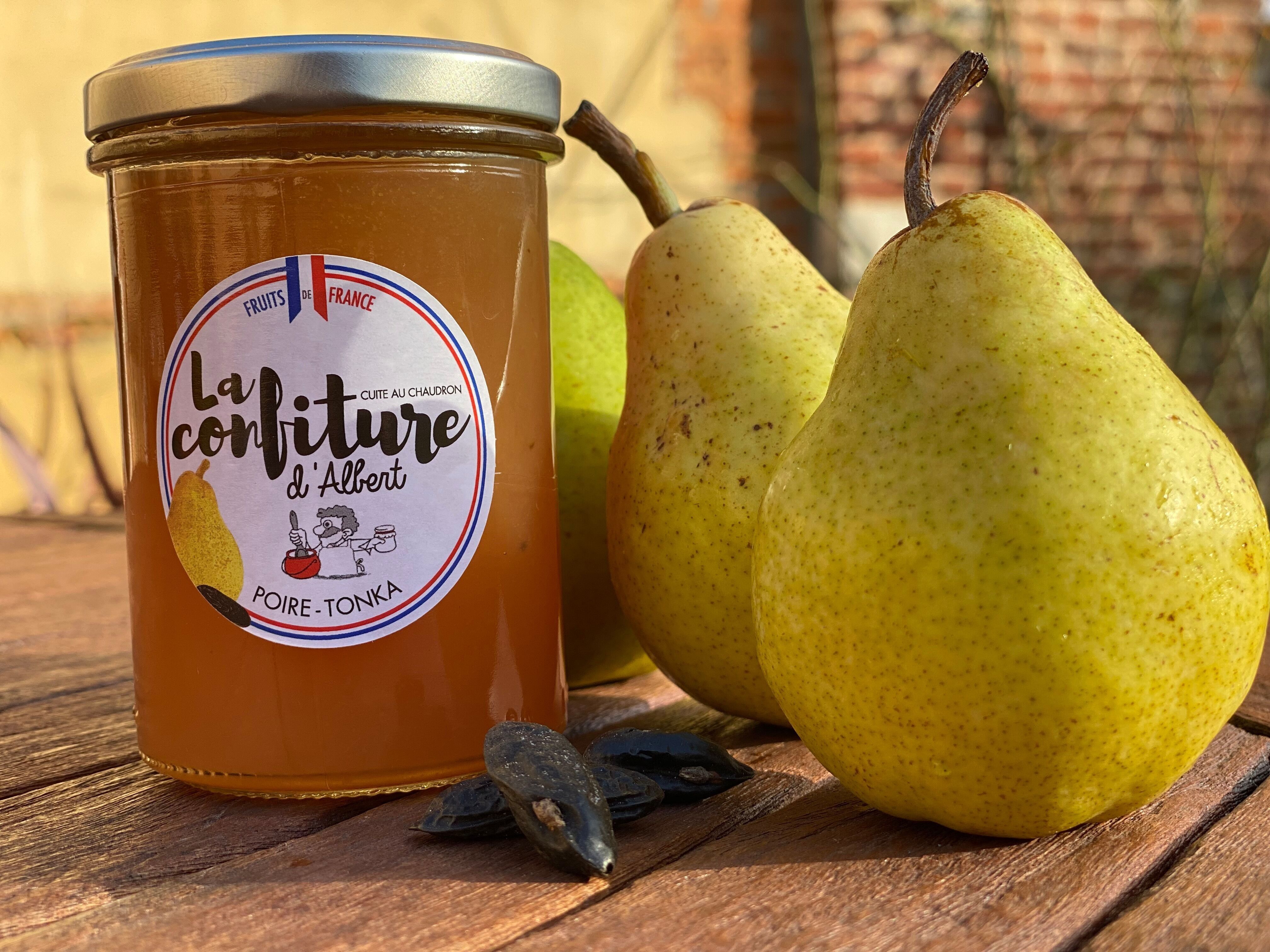 Marmellata biologica di pere e fave tonka