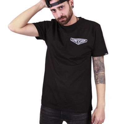 Deorsum logo black tee white