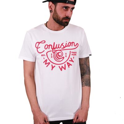 Handcrafted logo boll white tee