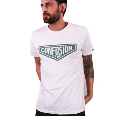 Saggita white green tee