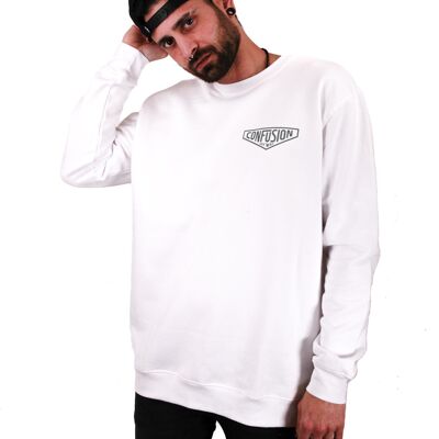 Deorsum logo white crewneck green