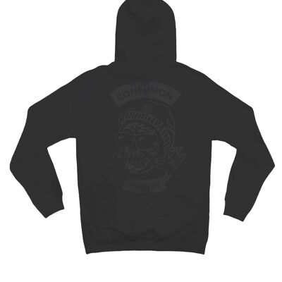 Skull knife black hoodie