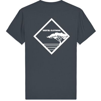 T-shirt unisexe pin et mer india ink grey